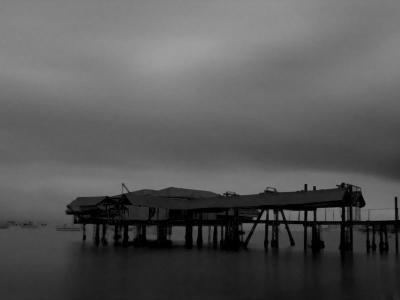 Boat Shed - B&W