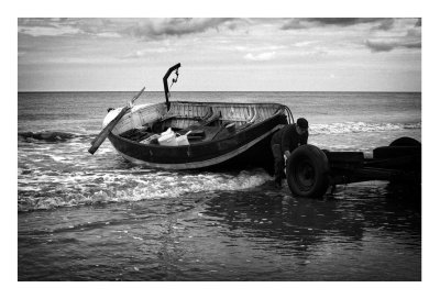 Hauling in