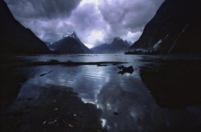 The calm after the storm, Milford Sound, New Zealand