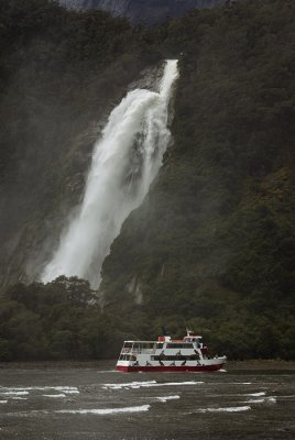 Bowen Falls, Milford Sound, Fiordland, New Zealand