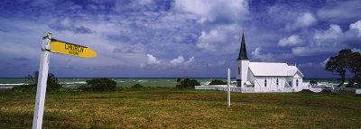 Raukokore Church, Bay of Plenty, New Zealand. 