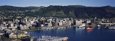 Wellington from Mount Victoria, New Zealand.