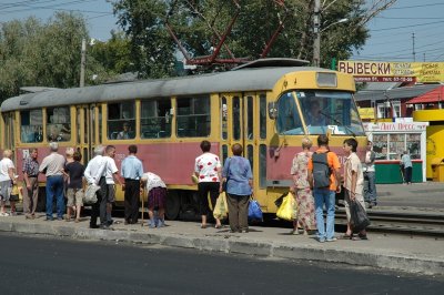Tramcar in Barnaul
