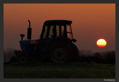 Tractor Sunrise