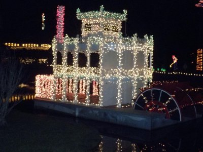 Beautiful paddle boat