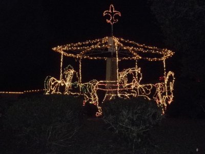 Merry-go-round;   Made of all lights