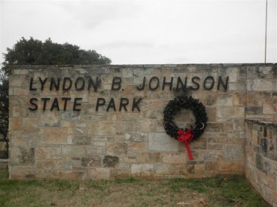 LBJ State Park entrance