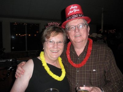 Bernice and Rolf enjoying the party