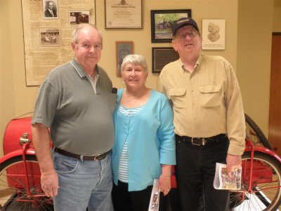 Betty, Jerry, and Rolf at Senior Center