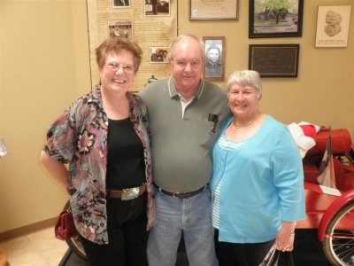 Bernice, Jerry and Betty at Senior Center