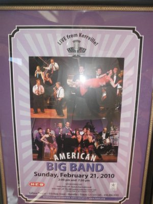 Big Band with singing and dance performers.