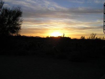 Sunset at Cave Creek, AZ