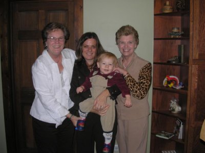 Zach w/ Granny, Crystal & Grandma