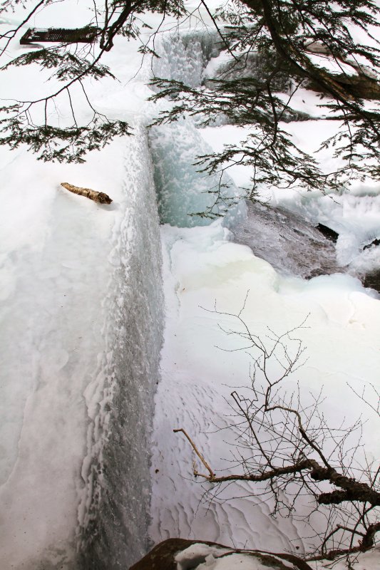 The frozen dam