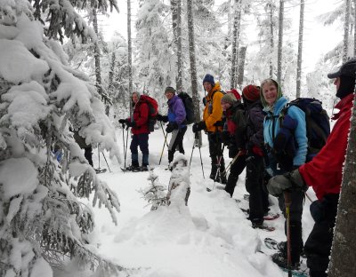 A Hike up Cannon Mountain through an Enchanted Snow Forest January 6. 2010