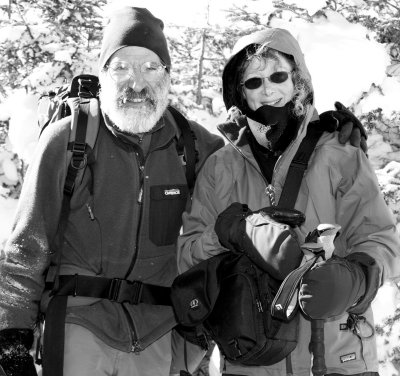 Galehead summit, and the end of Sue's 4,000 footers in winter!