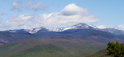 Not much snow left on the Presidentials
