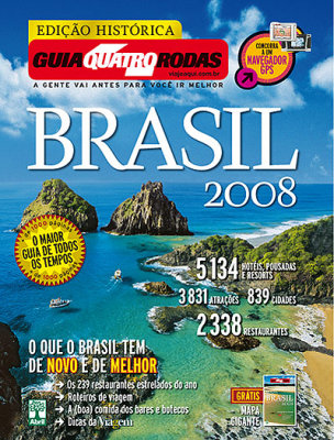 Capa Guia Brasil 4 Rodas 2008