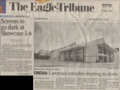 Aug. 27, 2008 Tribune article announcing closing