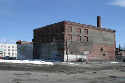 rear of strand