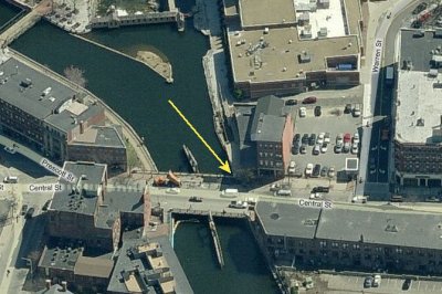 Pawtucket Canal over Central St.