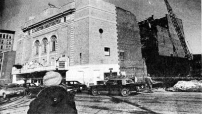 Demolition of the Warner Theater