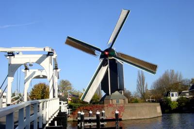 Old Windmill in Leiden City