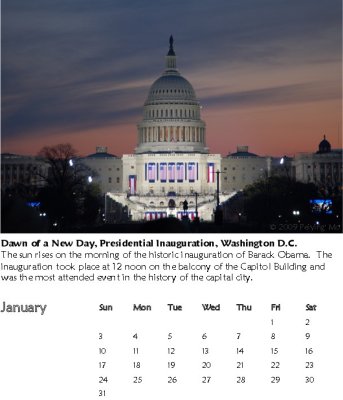 Dawn of a New Day, Presidential Inauguration, Washinton D.C.