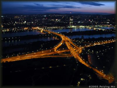 Night view of Vienna