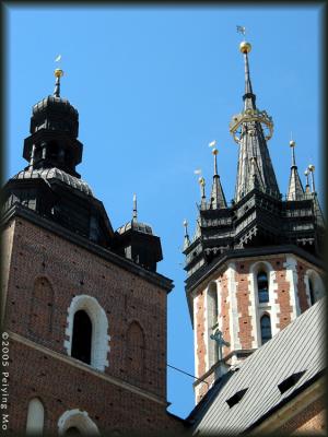 Crowned Tower and Krakow Hourly Trumpet Signal