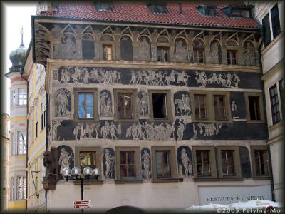Mural on the Old Town Hall building
