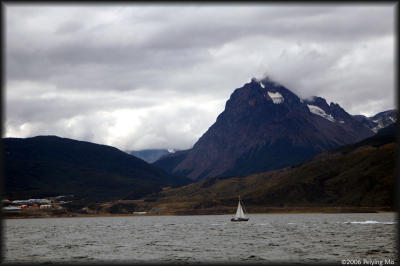 Big open water, but hardly any sails, big or small