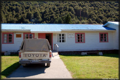 The Futaleufu Hospital where Liz spent two nights after getting kicked by the horse.