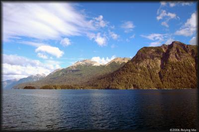 Cruising along Lago Nahuel Huapi