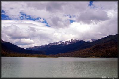 Lago Frias is a small but dramatic lake