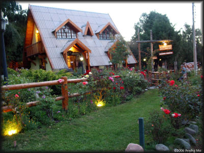 A bed and breakfast along the shore of Lago Nahuel Huapi a few km from Bariloche
