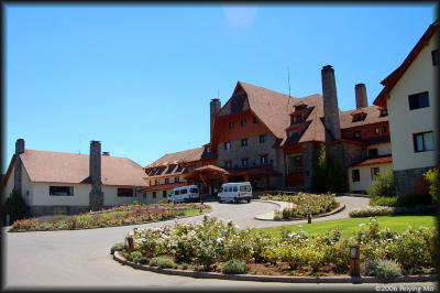 Llao Llao hotel entrance