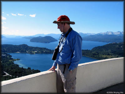 Alan's view of the lake from Cerro Campanario