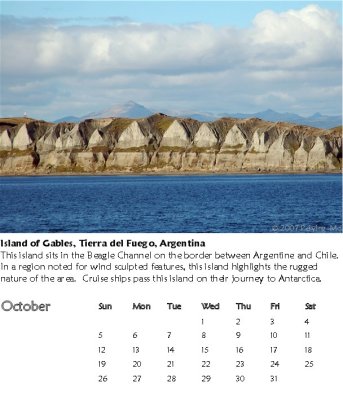 Island of Gables, Tierra Del Fuego, Argentina