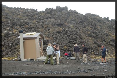 The last toilet stop before the long hike