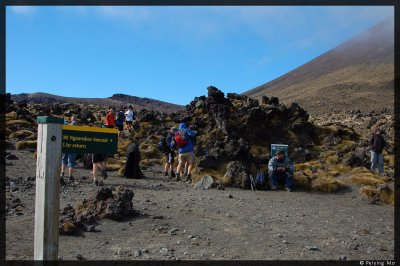 First major stop: at the base of Mt. Ngauruhoe