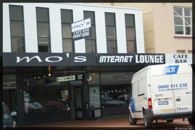 An internet cafe by Rotorua