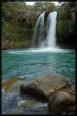 Closer view of the Tawhai Falls