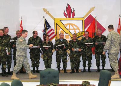 The Promotion to Honorary Lieutenants Ceremony - Fort Gordon, GA