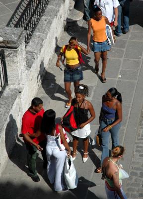 Conversations - Cathedral square Havana