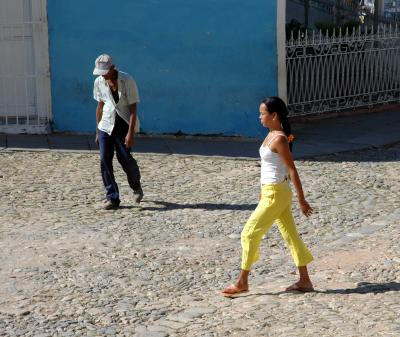 Two walking - Trinidad