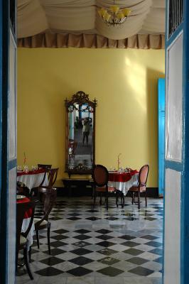 Me at the restaurant El Patio - Havana