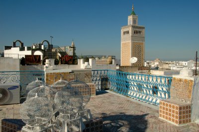 Minaret of Jemaa Ez Zitouna Mosque - Tunis