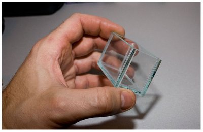 Transparent silicon and 3mm glas