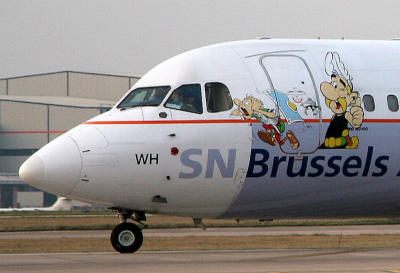 OO-DWH Brussels Airlines RJ100